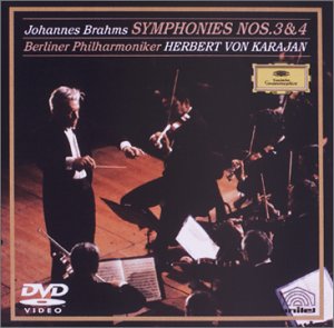 【中古】ブラームス：交響曲第3番ヘ長調/交響曲第4番ホ短調 [DVD] cometostore-10217158 Come to Store パッケージ画像