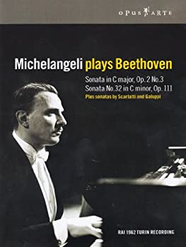 【中古】Michelangeli Plays Beethoven [DVD] [Import]【メーカー名】Opus Arte【メーカー型番】【ブランド名】【商品説明】【中古】Michelangeli Plays Beethoven [DVD] [Import]・中古品（ユーズド品）について商品画像はイメージです。中古という特性上、使用に影響ない程度の使用感・経年劣化（傷、汚れなど）がある場合がございます。商品のコンディション、付属品の有無については入荷の度異なります。また、中古品の特性上、ギフトには適しておりません。商品名に『初回』、『限定』、『〇〇付き』等の記載がございましても、特典・付属品・保証等は原則付属しておりません。付属品や消耗品に保証はございません。当店では初期不良に限り、商品到着から7日間は返品を受付けております。注文後の購入者様都合によるキャンセル・返品はお受けしていません。他モールでも併売している商品の為、完売の際は在庫確保できない場合がございます。ご注文からお届けまで1、ご注文⇒ご注文は24時間受け付けております。2、注文確認⇒ご注文後、当店から注文確認メールを送信します。3、在庫確認⇒新品、新古品：3-5日程度でお届け。※中古品は受注後に、再検品、メンテナンス等により、お届けまで3日-10日営業日程度とお考え下さい。米海外倉庫から取り寄せの商品については発送の場合は3週間程度かかる場合がございます。　※離島、北海道、九州、沖縄は遅れる場合がございます。予めご了承下さい。※配送業者、発送方法は選択できません。お電話でのお問合せは少人数で運営の為受け付けておりませんので、メールにてお問合せお願い致します。お客様都合によるご注文後のキャンセル・返品はお受けしておりませんのでご了承下さい。ご来店ありがとうございます。昭和・平成のCD、DVD、家電、音響機器など希少な商品も多数そろえています。レコード、楽器の取り扱いはございません。掲載していない商品もお探しいたします。映像商品にはタイトル最後に[DVD]、[Blu-ray]と表記しています。表記ないものはCDとなります。お気軽にメールにてお問い合わせください。