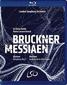 【中古】ブルックナー : 交響曲第8番 | メシアン : 天国の色彩 / サー・サイモン・ラトル | ロンドン交響楽団 (Bruckner: Symphony no.8 / Sir Simon Rat cometostore-10223552 Come to Store パッケージ画像