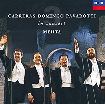 【中古】CARRERAS DOMINGO PAVAROTTI in concert【メーカー名】Decca【メーカー型番】1990139【ブランド名】Decca *cl*【商品説明】中古商品のご購入時はご購入前に必ず確認をお願いいたします。商品画像はイメージです。中古という特性上、使用に影響ない程度の使用感・経年劣化（傷、汚れなど）がある場合がございま。また、中古品の特性上、ギフトには適しておりません。商品名に『初回』、『限定』、『〇〇付き』等の記載がございましても、特典・付属品・保証等は原則付属しておりません。当店では初期不良に限り、商品到着から7日間はを受付けております。(注文後の購入者様都合によるキャンセル・はお受けしていません。)他モールでも併売している商品の為、完売の際は在庫確保できない場合がございます。ご注文からお届けまで1、ご注文⇒ご注文は24時間受け付けております。2、注文確認⇒ご注文後、当店から注文確認メールを送信します。3、在庫確認⇒新品在庫：3?5日程度でお届け。　　※中古品は受注後に、再メンテナンス、梱包しますので　お届けまで3日?10日営業日程度とお考え下さい。　米海外から発送の場合は3週間程度かかる場合がございます。　※離島、北海道、九州、沖縄は遅れる場合がございます。予めご了承下さい。※配送業者、発送方法は選択できません。お電話でのお問合せは少人数で運営の為受け付けておりませんので、メールにてお問合せお願い致します。お客様都合によるご注文後のキャンセル・はお受けしておりませんのでご了承下さい。ご来店ありがとうございます。昭和・平成のCD、DVD、家電、音響機器など希少な商品も多数そろえています。レコード、楽器の取り扱いはございません。掲載していない商品もお探しいたします。映像商品にはタイトル最後に[DVD]、[Blu-ray]と表記しています。表記ないものはCDとなります。お気軽にメールにてお問い合わせください。