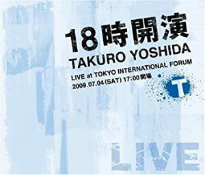 【中古】18時開演~TAKURO YOSHIDA LIVE at TOKYO INTERNATIONAL FORUM~(DVD付)