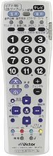 【中古】JVCケンウッド ビクター テレビ・ビデオ・BS/CSデジタル・CATV用簡単リモコン RM-A703