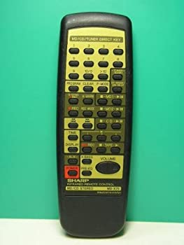 【中古】シャープ オーディオリモコン MD-X75 RRMCG0164AWSA 【中古】シャープ オーディオリモコン MD-X75 RRMCG0164AWSA