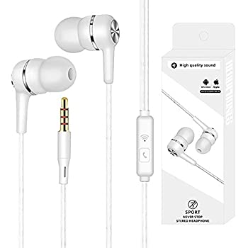 【中古】phone 高音質 イヤホンマイク 重低音 earphone 有線 両耳 カナル型イヤホン ハイレゾ対応 ヘッドホン ウォークマン リモコン 3.5mm イヤホンジャ