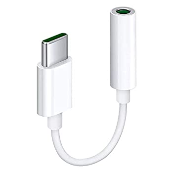 【中古】USB Type C 3.5mmイヤホン ジャック 変換 ケーブル USB C アダプター ヘッドフォン リモコン付きイヤホン 音楽/通話/音量調節/プレー/ポーズ 高