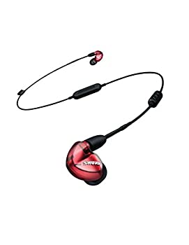 【中古】SHURE ワイヤレスイヤホン BT1シリーズ SE535 Bluetooth カナル型 高遮音性 ワイヤレスケーブル/リモコン・マイク付きケーブル付属 レッド SE535