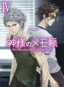 【中古】神様のメモ帳 IV 【初回生産限定版】 [Blu-ray]【メーカー名】ワーナー・ホーム・ビデオ【メーカー型番】【ブランド名】ワーナーホームビデオ商品画像はイメージです。中古という特性上、使用に影響ない程度の使用感・経年劣化（傷、汚れなど）がある場合がございます。また、中古品の特性上、ギフトには適しておりません。商品名に『初回』、『限定』、『〇〇付き』等の記載がございましても、特典・付属品・保証等は原則付属しておりません。当店では初期不良に限り、商品到着から7日間はを受付けております。(注文後の購入者様都合によるキャンセル・はお受けしていません。)他モールでも併売している商品の為、完売の際は在庫確保できない場合がございます。ご注文からお届けまで1、ご注文⇒ご注文は24時間受け付けております。2、注文確認⇒ご注文後、当店から注文確認メールを送信します。3、在庫確認⇒新品在庫：3-5日程度でお届け。　　※中古品は受注後に、再メンテナンス、梱包しますので　お届けまで3日-10日営業日程度とお考え下さい。　米海外から発送の場合は3週間程度かかる場合がございます。　※離島、北海道、九州、沖縄は遅れる場合がございます。予めご了承下さい。※配送業者、発送方法は選択できません。お電話でのお問合せは少人数で運営の為受け付けておりませんので、メールにてお問合せお願い致します。お客様都合によるご注文後のキャンセル・はお受けしておりませんのでご了承下さい。ご来店ありがとうございます。昭和・平成のCD、DVD、家電、音響機器など希少な商品も多数そろえています。レコード、楽器の取り扱いはございません。掲載していない商品もお探しいたします。映像商品にはタイトル最後に[DVD]、[Blu-ray]と表記しています。表記ないものはCDとなります。お気軽にメールにてお問い合わせください。
