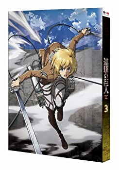 【中古】進撃の巨人 3 [初回特典:Blu-ray Disc ビジュアルノベル「ミカサ外伝」他(制作協力:ニトロプラ..