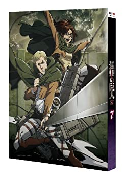 【中古】進撃の巨人 7 [初回特典:12か月アニメ描き下ろしスクールカレンダー] [Blu-ray]