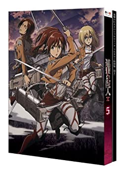 【中古】進撃の巨人 5 [初回特典:80P「進撃の巨人」スペシャルフルカラーコミック(原作:諫山創)] [DVD]