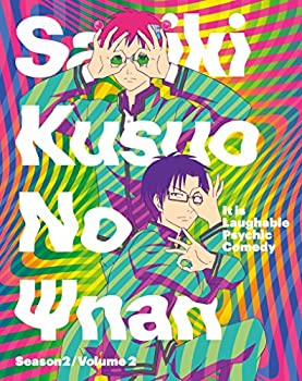 【中古】斉木楠雄のΨ難 Season2 2【DVD】【メーカー名】ポニーキャニオン【メーカー型番】【ブランド名】ポニーキャニオン【商品説明】【中古】斉木楠雄のΨ難 Season2 2【DVD】・中古品（ユーズド品）について商品画像はイメージです。中古という特性上、使用に影響ない程度の使用感・経年劣化（傷、汚れなど）がある場合がございます。商品のコンディション、付属品の有無については入荷の度異なります。また、中古品の特性上、ギフトには適しておりません。商品名に『初回』、『限定』、『〇〇付き』等の記載がございましても、特典・付属品・保証等は原則付属しておりません。付属品や消耗品に保証はございません。当店では初期不良に限り、商品到着から7日間は返品を受付けております。注文後の購入者様都合によるキャンセル・返品はお受けしていません。他モールでも併売している商品の為、完売の際は在庫確保できない場合がございます。ご注文からお届けまで1、ご注文⇒ご注文は24時間受け付けております。2、注文確認⇒ご注文後、当店から注文確認メールを送信します。3、在庫確認⇒新品、新古品：3-5日程度でお届け。※中古品は受注後に、再検品、メンテナンス等により、お届けまで3日-10日営業日程度とお考え下さい。米海外倉庫から取り寄せの商品については発送の場合は3週間程度かかる場合がございます。　※離島、北海道、九州、沖縄は遅れる場合がございます。予めご了承下さい。※配送業者、発送方法は選択できません。お電話でのお問合せは少人数で運営の為受け付けておりませんので、メールにてお問合せお願い致します。お客様都合によるご注文後のキャンセル・返品はお受けしておりませんのでご了承下さい。ご来店ありがとうございます。昭和・平成のCD、DVD、家電、音響機器など希少な商品も多数そろえています。レコード、楽器の取り扱いはございません。掲載していない商品もお探しいたします。映像商品にはタイトル最後に[DVD]、[Blu-ray]と表記しています。表記ないものはCDとなります。お気軽にメールにてお問い合わせください。