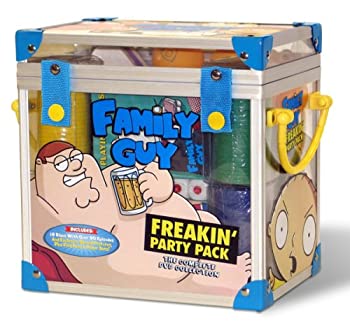 【中古】Family Guy: Freakin Party Pack [DVD]【メーカー名】20th Century Fox【メーカー型番】【ブランド名】20th Century Fox【商品説明】【中古】Family Guy: Freakin Party Pack [DVD]・中古品（ユーズド品）について商品画像はイメージです。中古という特性上、使用に影響ない程度の使用感・経年劣化（傷、汚れなど）がある場合がございます。商品のコンディション、付属品の有無については入荷の度異なります。また、中古品の特性上、ギフトには適しておりません。商品名に『初回』、『限定』、『〇〇付き』等の記載がございましても、特典・付属品・保証等は原則付属しておりません。付属品や消耗品に保証はございません。当店では初期不良に限り、商品到着から7日間は返品を受付けております。注文後の購入者様都合によるキャンセル・返品はお受けしていません。他モールでも併売している商品の為、完売の際は在庫確保できない場合がございます。ご注文からお届けまで1、ご注文⇒ご注文は24時間受け付けております。2、注文確認⇒ご注文後、当店から注文確認メールを送信します。3、在庫確認⇒新品、新古品：3-5日程度でお届け。※中古品は受注後に、再検品、メンテナンス等により、お届けまで3日-10日営業日程度とお考え下さい。米海外倉庫から取り寄せの商品については発送の場合は3週間程度かかる場合がございます。　※離島、北海道、九州、沖縄は遅れる場合がございます。予めご了承下さい。※配送業者、発送方法は選択できません。お電話でのお問合せは少人数で運営の為受け付けておりませんので、メールにてお問合せお願い致します。お客様都合によるご注文後のキャンセル・返品はお受けしておりませんのでご了承下さい。ご来店ありがとうございます。昭和・平成のCD、DVD、家電、音響機器など希少な商品も多数そろえています。レコード、楽器の取り扱いはございません。掲載していない商品もお探しいたします。映像商品にはタイトル最後に[DVD]、[Blu-ray]と表記しています。表記ないものはCDとなります。お気軽にメールにてお問い合わせください。