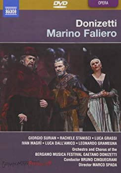 【中古】ドニゼッティ:歌劇《マリーノ・ファリエロ》[DVD 2枚組]【メーカー名】NAXOS【メーカー型番】【ブランド名】商品画像はイメージです。中古という特性上、使用に影響ない程度の使用感・経年劣化（傷、汚れなど）がある場合がございます。また、中古品の特性上、ギフトには適しておりません。商品名に『初回』、『限定』、『〇〇付き』等の記載がございましても、特典・付属品・保証等は原則付属しておりません。当店では初期不良に限り、商品到着から7日間はを受付けております。(注文後の購入者様都合によるキャンセル・はお受けしていません。)他モールでも併売している商品の為、完売の際は在庫確保できない場合がございます。ご注文からお届けまで1、ご注文⇒ご注文は24時間受け付けております。2、注文確認⇒ご注文後、当店から注文確認メールを送信します。3、在庫確認⇒新品在庫：3-5日程度でお届け。　　※中古品は受注後に、再メンテナンス、梱包しますので　お届けまで3日-10日営業日程度とお考え下さい。　米海外から発送の場合は3週間程度かかる場合がございます。　※離島、北海道、九州、沖縄は遅れる場合がございます。予めご了承下さい。※配送業者、発送方法は選択できません。お電話でのお問合せは少人数で運営の為受け付けておりませんので、メールにてお問合せお願い致します。お客様都合によるご注文後のキャンセル・はお受けしておりませんのでご了承下さい。ご来店ありがとうございます。 昭和・平成のCD、DVD、家電、音響機器など希少な商品も多数そろえています。 掲載していな商品もお探しいたします。 お気軽にメールにてお問い合わせください。