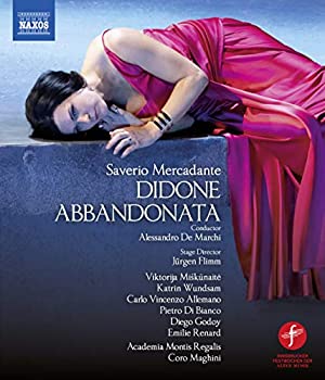 【中古】メルカダンテ:歌劇《見棄てられたディドーネ》[Blu-ray Disc]【メーカー名】NAXOS【メーカー型番】【ブランド名】商品画像はイメージです。中古という特性上、使用に影響ない程度の使用感・経年劣化（傷、汚れなど）がある場合がございます。また、中古品の特性上、ギフトには適しておりません。商品名に『初回』、『限定』、『〇〇付き』等の記載がございましても、特典・付属品・保証等は原則付属しておりません。当店では初期不良に限り、商品到着から7日間はを受付けております。(注文後の購入者様都合によるキャンセル・はお受けしていません。)他モールでも併売している商品の為、完売の際は在庫確保できない場合がございます。ご注文からお届けまで1、ご注文⇒ご注文は24時間受け付けております。2、注文確認⇒ご注文後、当店から注文確認メールを送信します。3、在庫確認⇒新品在庫：3-5日程度でお届け。　　※中古品は受注後に、再メンテナンス、梱包しますので　お届けまで3日-10日営業日程度とお考え下さい。　米海外から発送の場合は3週間程度かかる場合がございます。　※離島、北海道、九州、沖縄は遅れる場合がございます。予めご了承下さい。※配送業者、発送方法は選択できません。お電話でのお問合せは少人数で運営の為受け付けておりませんので、メールにてお問合せお願い致します。お客様都合によるご注文後のキャンセル・はお受けしておりませんのでご了承下さい。ご来店ありがとうございます。昭和・平成のCD、DVD、家電、音響機器など希少な商品も多数そろえています。レコード、楽器の取り扱いはございません。掲載していない商品もお探しいたします。映像商品にはタイトル最後に[DVD]、[Blu-ray]と表記しています。表記ないものはCDとなります。お気軽にメールにてお問い合わせください。