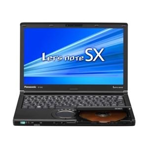 【中古】パナソニック(Panasonic) Let's note SX2 法人 (Corei5-3320MvPro／Win7Pro32／SMD／500G／WiMAX／標BT／OF10HB／黒) CF-SX2J25DS