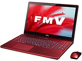 【中古】富士通 FMV LIFEBOOK AH77/S [Office付き] FMVA77SR (レッド)