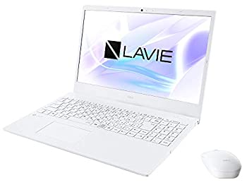 【中古】NEC LAVIE N15 N1515/AAW（パールホワイト）15.6型ノートパソコン（Athlon/4GB/256GB）Microsoft Office Home ＆ Business 2019 PC-N1515AAW