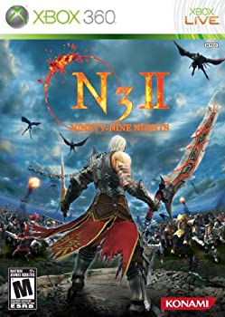 【中古】N3: Ninety-Nine Nights II (輸入版:アジア) - Xbox360【メーカー名】Konami(World)【メーカー型番】30087【ブランド名】Konami(World)商品画像はイメージです。中古という特性上、使用に影響ない程度の使用感・経年劣化（傷、汚れなど）がある場合がございます。また、中古品の特性上、ギフトには適しておりません。商品名に『初回』、『限定』、『〇〇付き』等の記載がございましても、特典・付属品・保証等は原則付属しておりません。当店では初期不良に限り、商品到着から7日間はを受付けております。(注文後の購入者様都合によるキャンセル・はお受けしていません。)他モールでも併売している商品の為、完売の際は在庫確保できない場合がございます。ご注文からお届けまで1、ご注文⇒ご注文は24時間受け付けております。2、注文確認⇒ご注文後、当店から注文確認メールを送信します。3、在庫確認⇒新品在庫：3-5日程度でお届け。　　※中古品は受注後に、再メンテナンス、梱包しますので　お届けまで3日-10日営業日程度とお考え下さい。　米海外から発送の場合は3週間程度かかる場合がございます。　※離島、北海道、九州、沖縄は遅れる場合がございます。予めご了承下さい。※配送業者、発送方法は選択できません。お電話でのお問合せは少人数で運営の為受け付けておりませんので、メールにてお問合せお願い致します。お客様都合によるご注文後のキャンセル・はお受けしておりませんのでご了承下さい。ご来店ありがとうございます。 昭和・平成のCD、DVD、家電、音響機器など希少な商品も多数そろえています。 掲載していな商品もお探しいたします。 お気軽にメールにてお問い合わせください。