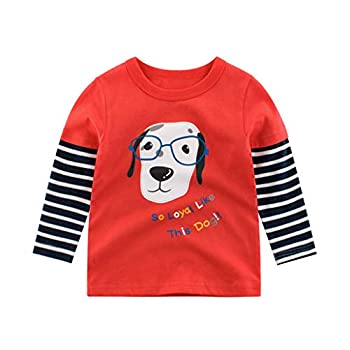 【中古】Ruji(ルジ)赤ちゃん服 男の子 女の子 セットアップ 秋冬 子供服 ガールズ/ボーイズ 長袖 Tシャツ 90-140cm 男の子 女の子 キッズ カットソートッ