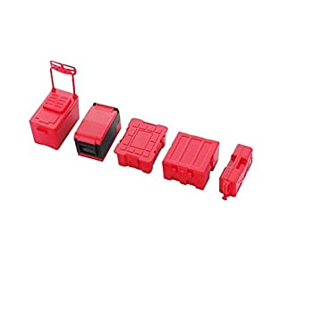 【中古】餌箱 午前1時10分、ツールボックスミニ玩具耐久シミュレーション冷蔵庫タンクポータブルクライミング車の装飾セットパーツ釣りボックスキット ル