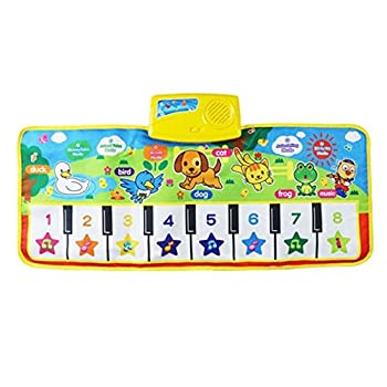 【中古】マット子供がピアノを再生MUSICAマット折りたたみピアノ学習ブランケット音楽ゲームおもちゃファンタジア屋内パズル楽器マット赤ちゃんのおもち