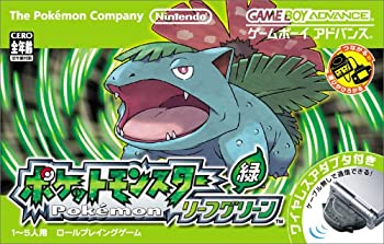 【中古】ポケットモンスター リーフグリーン (ワイヤレスアダプタ同梱)【メーカー名】任天堂【メーカー型番】【ブランド名】任天堂【商品説明】中古商品のご購入時はご購入前に必ず確認をお願いいたします。商品画像はイメージです。中古という特性上、使用に影響ない程度の使用感・経年劣化（傷、汚れなど）がある場合がございます。また、中古品の特性上、ギフトには適しておりません。商品名に『初回』、『限定』、『〇〇付き』等の記載がございましても、特典・付属品・保証等は原則付属しておりません。当店では初期不良に限り、商品到着から7日間はを受付けております。(注文後の購入者様都合によるキャンセル・はお受けしていません。)他モールでも併売している商品の為、完売の際は在庫確保できない場合がございます。ご注文からお届けまで1、ご注文⇒ご注文は24時間受け付けております。2、注文確認⇒ご注文後、当店から注文確認メールを送信します。3、在庫確認⇒新品在庫：3?5日程度でお届け。　　※中古品は受注後に、再メンテナンス、梱包しますので　お届けまで3日?10日営業日程度とお考え下さい。　米海外から発送の場合は3週間程度かかる場合がございます。　※離島、北海道、九州、沖縄は遅れる場合がございます。予めご了承下さい。※配送業者、発送方法は選択できません。お電話でのお問合せは少人数で運営の為受け付けておりませんので、メールにてお問合せお願い致します。お客様都合によるご注文後のキャンセル・はお受けしておりませんのでご了承下さい。ご来店ありがとうございます。昭和・平成のCD、DVD、家電、音響機器など希少な商品も多数そろえています。レコード、楽器の取り扱いはございません。掲載していない商品もお探しいたします。映像商品にはタイトル最後に[DVD]、[Blu-ray]と表記しています。表記ないものはCDとなります。お気軽にメールにてお問い合わせください。