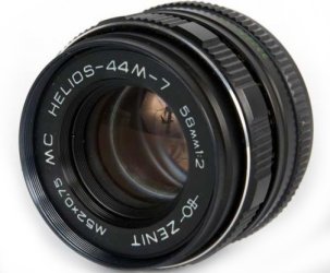 【中古】ヘリオス　HELIOS 44M-7　2/58 Micro 4/3 Olympus PEN OM-D Panasonic G　ロシアレンズ