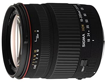 【中古】シグマ 18-200mm F3.5-6.3 DC デ