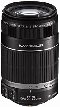 【中古】Canon 望遠レンズ EF-S55-250mm F4-5.6 IS APS-C対応【メーカー名】キヤノン【メーカー型番】【ブランド名】キヤノン【商品説明】【中古】Canon 望遠レンズ EF-S55-250mm F4-5.6 IS APS-C対応・中古品（ユーズド品）について商品画像はイメージです。中古という特性上、使用に影響ない程度の使用感・経年劣化（傷、汚れなど）がある場合がございます。商品のコンディション、付属品の有無については入荷の度異なります。また、中古品の特性上、ギフトには適しておりません。商品名に『初回』、『限定』、『〇〇付き』等の記載がございましても、特典・付属品・保証等は原則付属しておりません。付属品や消耗品に保証はございません。当店では初期不良に限り、商品到着から7日間は返品を受付けております。注文後の購入者様都合によるキャンセル・返品はお受けしていません。他モールでも併売している商品の為、完売の際は在庫確保できない場合がございます。ご注文からお届けまで1、ご注文⇒ご注文は24時間受け付けております。2、注文確認⇒ご注文後、当店から注文確認メールを送信します。3、在庫確認⇒新品、新古品：3-5日程度でお届け。※中古品は受注後に、再検品、メンテナンス等により、お届けまで3日-10日営業日程度とお考え下さい。米海外倉庫から取り寄せの商品については発送の場合は3週間程度かかる場合がございます。　※離島、北海道、九州、沖縄は遅れる場合がございます。予めご了承下さい。※配送業者、発送方法は選択できません。お電話でのお問合せは少人数で運営の為受け付けておりませんので、メールにてお問合せお願い致します。お客様都合によるご注文後のキャンセル・返品はお受けしておりませんのでご了承下さい。ご来店ありがとうございます。昭和・平成のCD、DVD、家電、音響機器など希少な商品も多数そろえています。レコード、楽器の取り扱いはございません。掲載していない商品もお探しいたします。映像商品にはタイトル最後に[DVD]、[Blu-ray]と表記しています。表記ないものはCDとなります。お気軽にメールにてお問い合わせください。