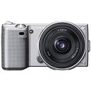 【中古】ソニー SONY デジタル一眼α NEX-5 薄型広角レンズキット シルバー NEX-5A/S