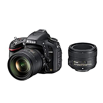 【中古】Nikon デジタル一眼レフカメラ D600 ダブルレンズキット 24-85mm f/3.5-4.5G ED VR/50mm f/1.8G付属 D600WLK