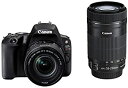 【中古】Canon デジタル一眼レフカメラ「EOS Kiss X9」ダブルズームキット (ブラック) EOSKISSX9BK-WKIT