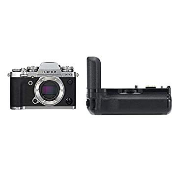 【中古】【セット買い】FUJIFILM ミラーレス一眼カメラ X-T3ボディ シルバー X-T3-S & FUJIFILM 縦位置バッテリーグリップ VG-XT3