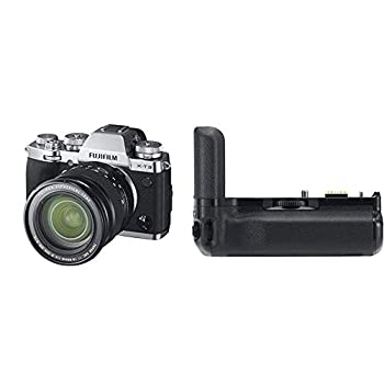 【中古】【セット買い】FUJIFILM ミラーレス一眼カメラ X-T3 XF16-80mmレンズキット シルバー X-T3LK-1680-S & FUJIFILM 縦位置バッテリーグリップ VG-XT