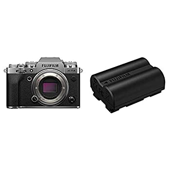 【中古】【セット買い】FUJIFILM ミラーレス一眼カメラ X-T4ボディ シルバー X-T4-S & FUJIFILM バッテリー NP-W235