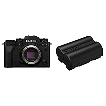 【中古】【セット買い】FUJIFILM ミラーレス一眼カメラ X-T4ボディ ブラック X-T4-B & FUJIFILM バッテリー NP-W235