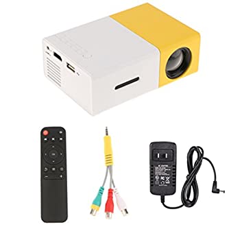 【中古】ノーブランド品 1080P ポータブル LED プロジェクター ホームシアター シネマ LCD サポート - イエロー 【中古】ノーブランド品 1080P ポータブル LED プロジェクター ホームシアター シネマ LCD サポート - イエロー