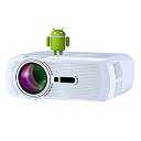 yÁz|[^uAndroid WIFI~jLEDvWFN^[T|[gtHD 1080P HDMI / USB / AV / SD / VGÃz[VA^[PCbvgbṽrfIQ[