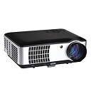 【中古】フルHD 1080P 3500lumens Android4.4 wifi LEDプロジェクター1280x800 4000：1スマートデジタルビデオテレビホームシアタープロクターバーマー