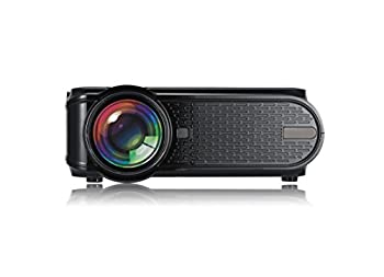 【中古】ミニ LED プロジェクター 1200ルーメン 800*480解像度 サポート1080P 画面調整可能 HDMI/VGA/AV/USB/SD スマホ/タブレットなど対応 ホームシアタ
