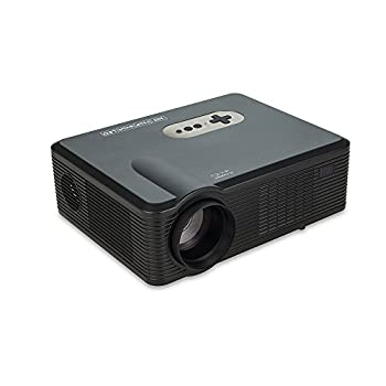【中古】プロジェクター、1080P 200インチ液晶プロジェクターは、ホームシアターエンターテイメン ...