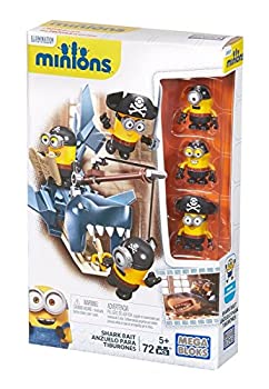 【中古】ミニオンズ メガブロックス ブロックフィギュア ビルディングセット 72ピース シャーク バイト / MINIONS 2015 MEGA BLOKS SHARK BAIT 怪盗グル