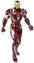 【中古】S.H.フィギュアーツ キャプテン・アメリカ (シビルウォー) アイアンマン マーク46 約155mm ABS&PVC&ダイキャスト製 塗装済み可動フィ