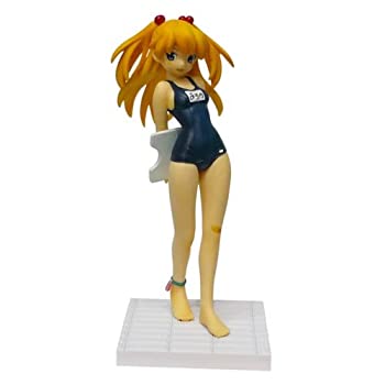 【中古】新世紀エヴァンゲリオン EXスクール水着フィギュア feat.ぽよよんろっく 惣流・アスカ・ラングレー 単品