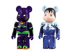 【中古】BE@RBRICK ベアブリック ヱヴァンゲリヲン新劇場版:序 A ABS&PVC 塗装済みアクションフィギュア (2体セット)