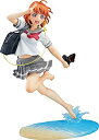 【中古】With Fans! ラブライブ! サンシャイン!! 高海千歌?? Blu-rayジャケットVer. 1/7スケール ABS&PVC製 塗装済み完成品フ