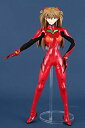 【中古】RAH リアルアクションヒーローズ 新世紀エヴァンゲリオン 惣流・アスカ・ラングレー プラグスーツVer. 1/6スケール ABS&ATBC-PVC製 塗装済み可動
