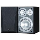 【中古】Yamaha NS-6490 3-Way Bookshelf スピーカー Black Finish ( ペア ) 【並行輸入品】