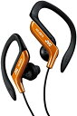 【中古】JVC HA-EB75-D イヤホン 耳掛け式 防滴仕様 スポーツ用 オレンジ(2)