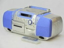 【中古】KENWOOD ケンウッド JVC MDパーソナルステレオシステムRAMPAGE（ランページ） MDX-F3-L（ブルー） （CD/MD/カセット）（ラ